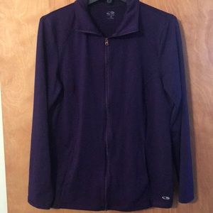 Purple zip jacket L